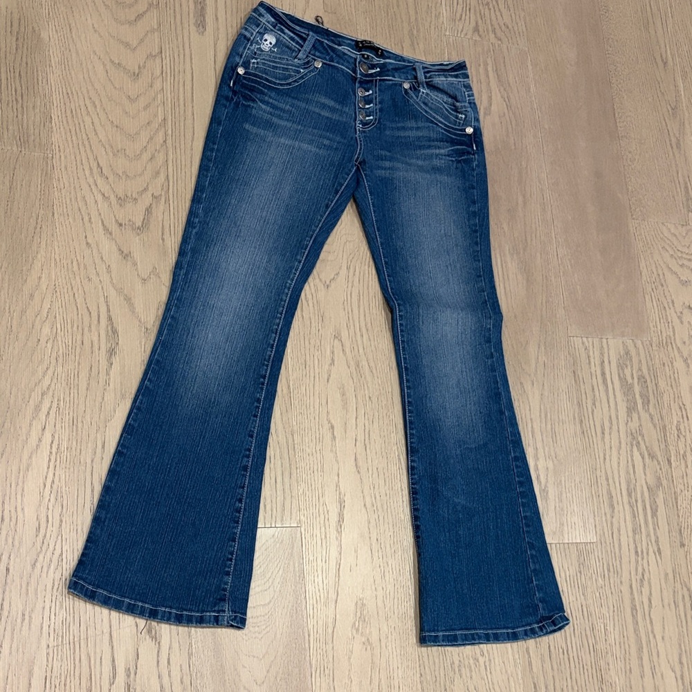 Rock Revival Dark Blue Flare Jeans